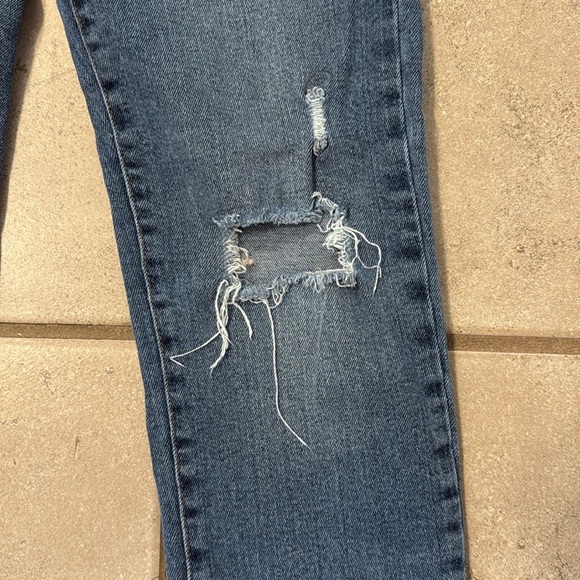 Rachel Rachel Roy Women’s 4/27 Denim Jeans Distressed Rips Skinny - Picture 3 of 7